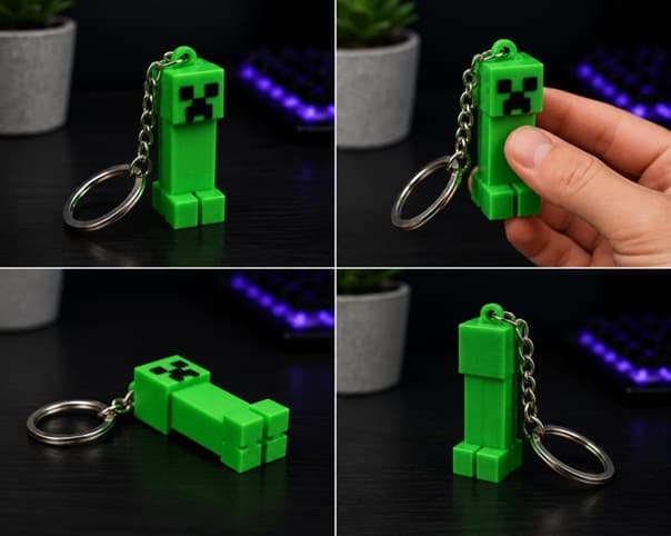 Creeper Keychain